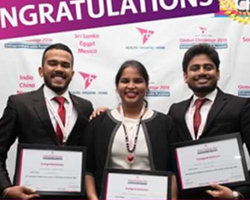 Three USJP Management Undergraduates won RB Global Challenge 2018